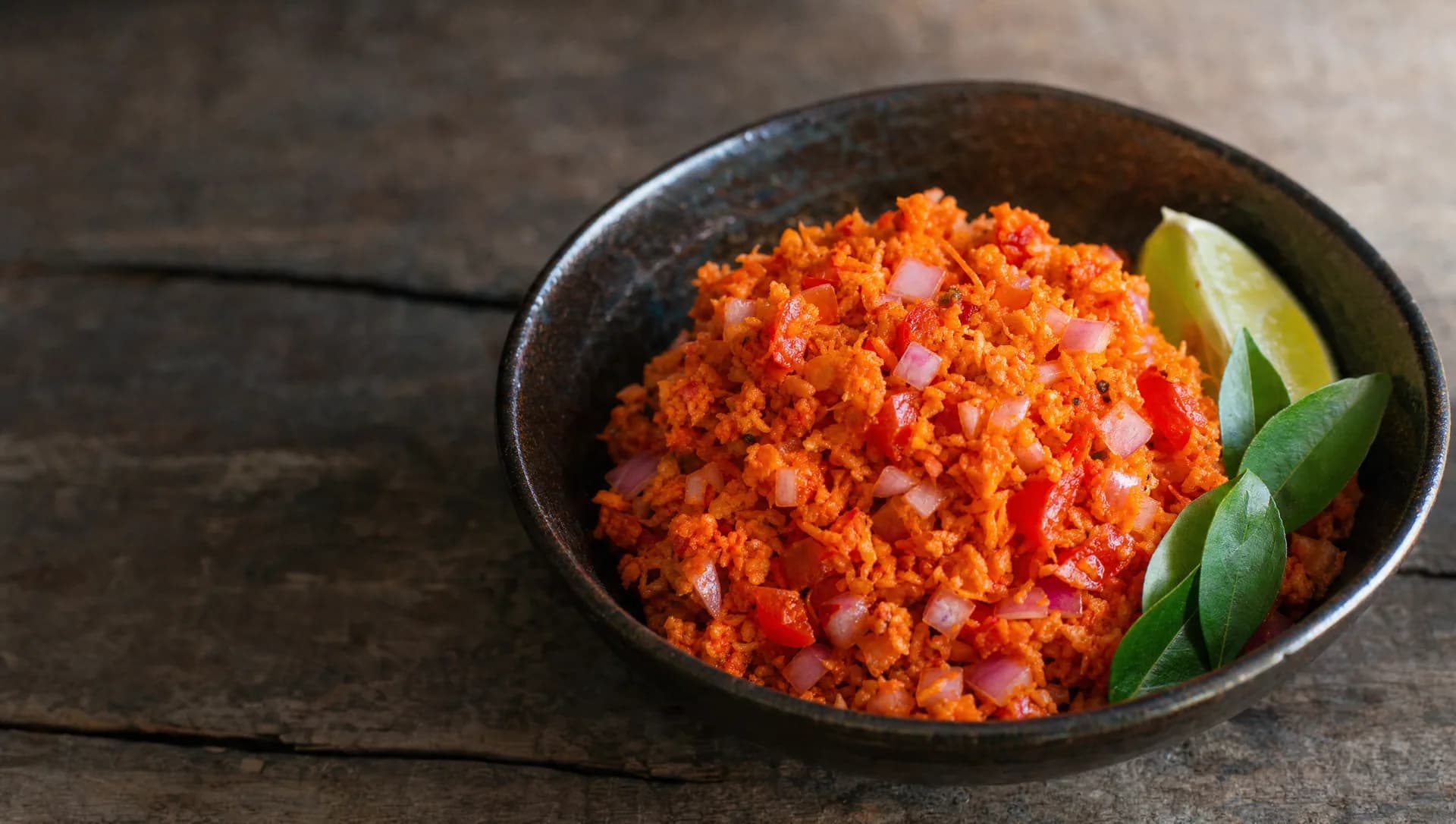 Sri Lankan Coconut Sambal: Pol Sambol Recipe