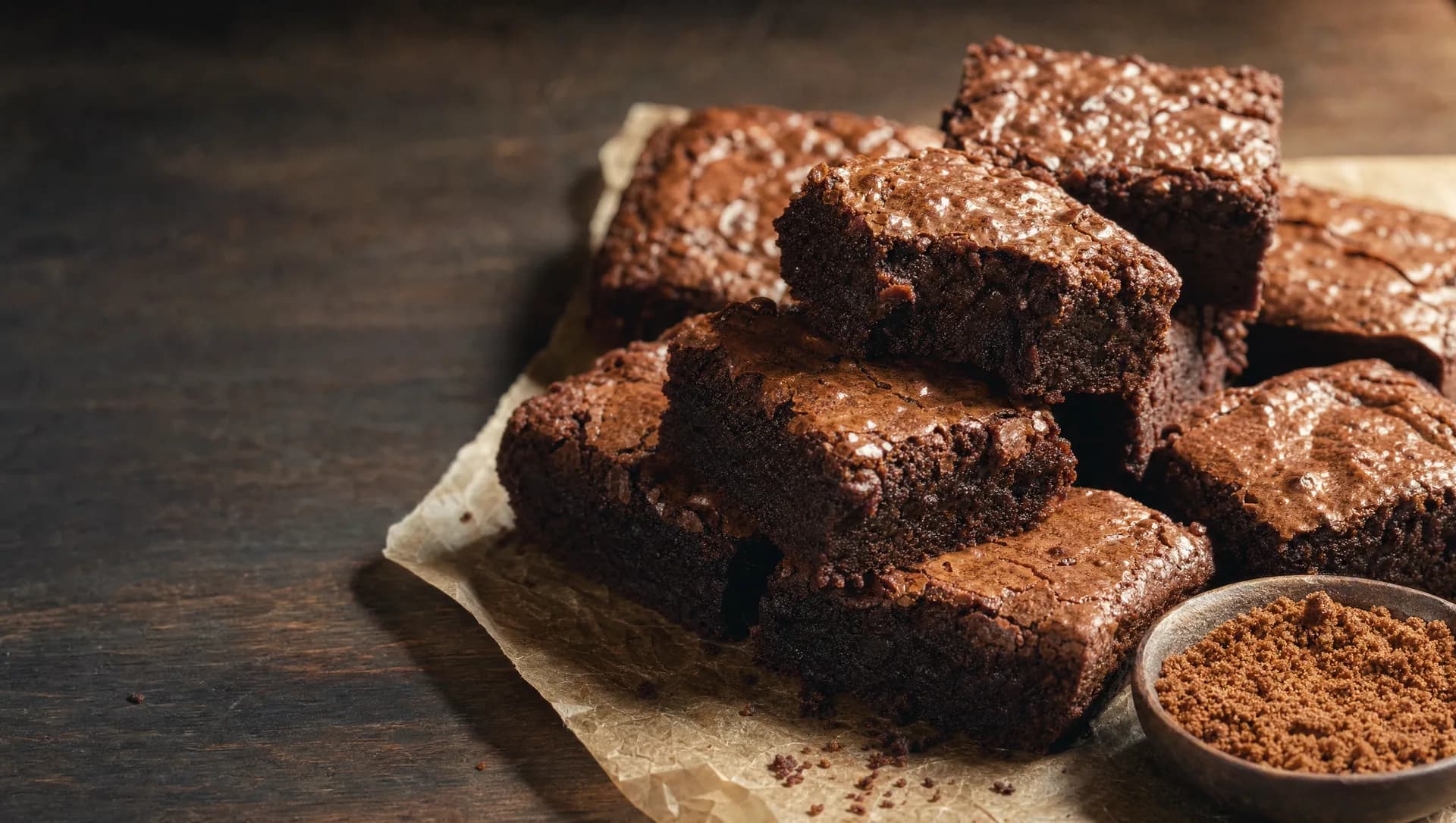 Coconut Sugar Brownies: Fudgy Natural Sugar Brownies