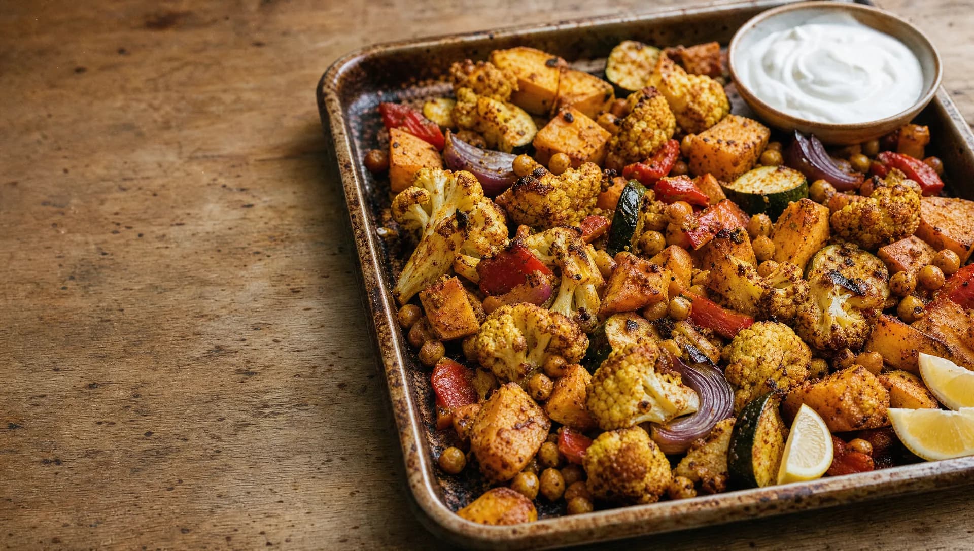 Vegetable Curry Traybake: Easy Curry-Roasted Vegetables