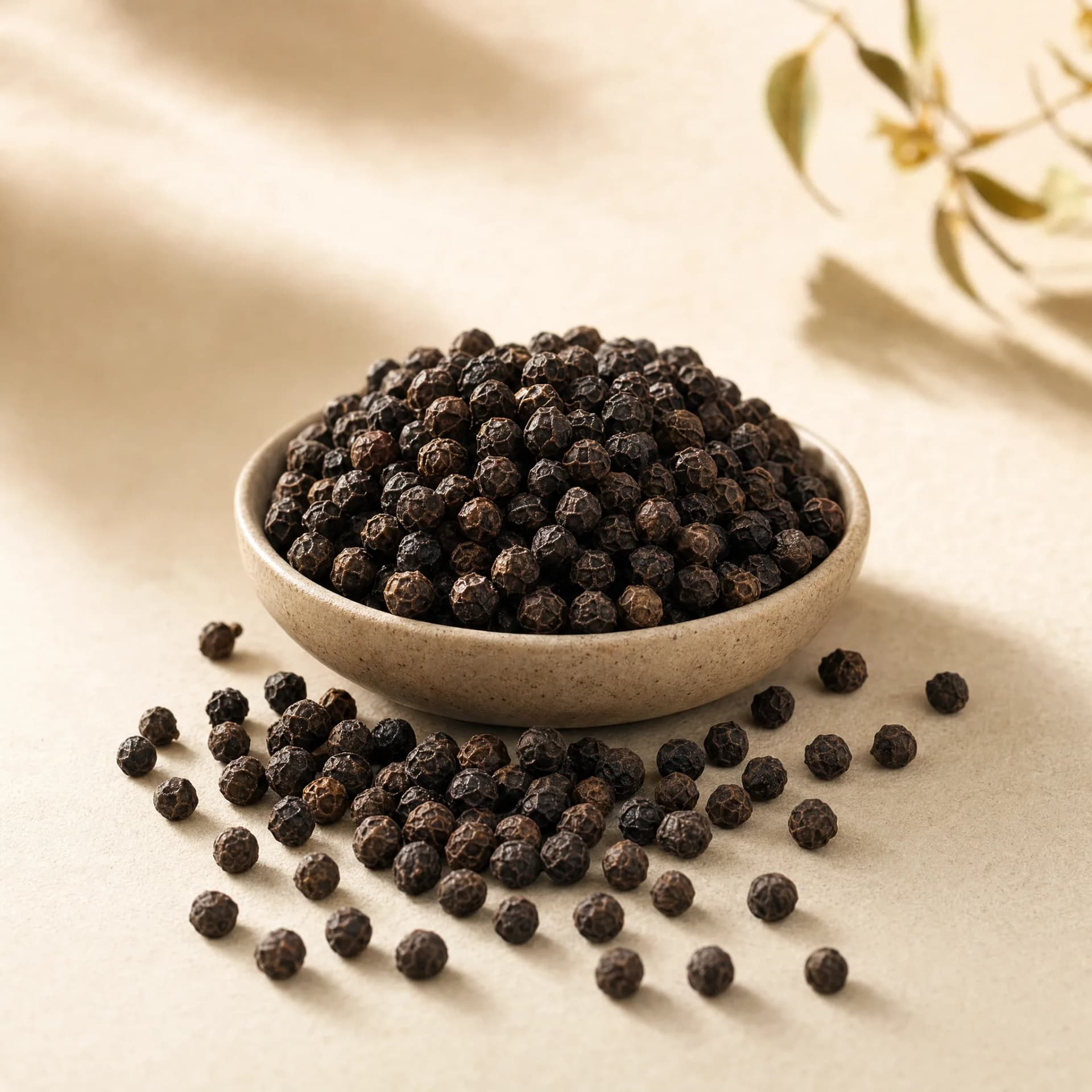 Premium Sri Lankan black peppercorns