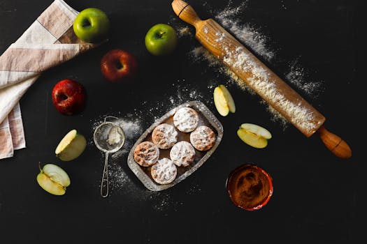 Cinnamon Apple Crumble , Warm Spiced Apple Dessert
