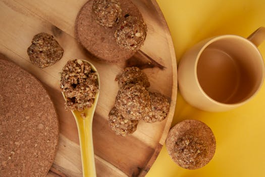 Coconut Energy Balls , No-Bake Healthy Snack Recipe