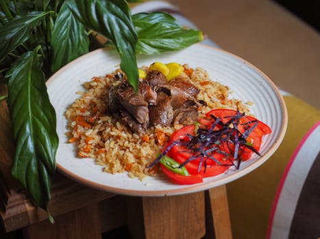 Turmeric Rice Pilaf , Fragrant Golden Rice Side Dish